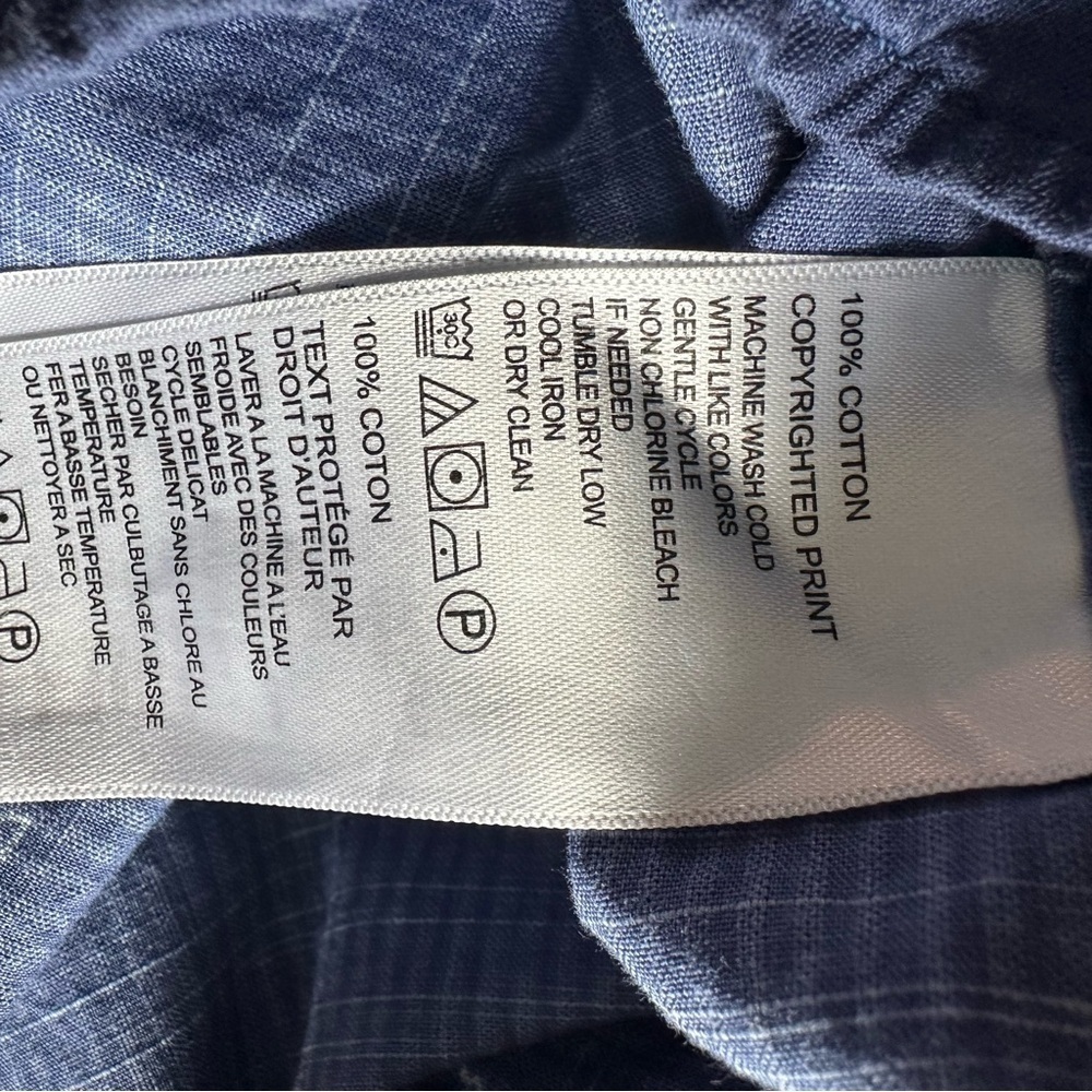 Tommy Bahama Men’s XL Short Sleeve Hawaiian Camp Shirt Cotton Blue Martini Print - Picture 6 of 6